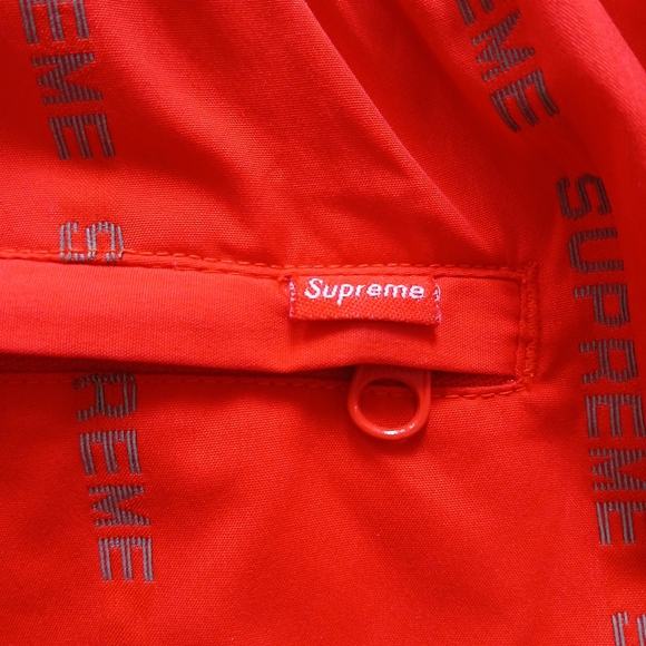 SUPREME REFLECTIVE text track pants size XL orange - Picture 9 of 16